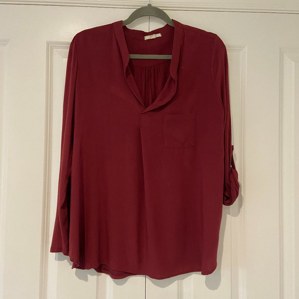 Long sleeve blouse